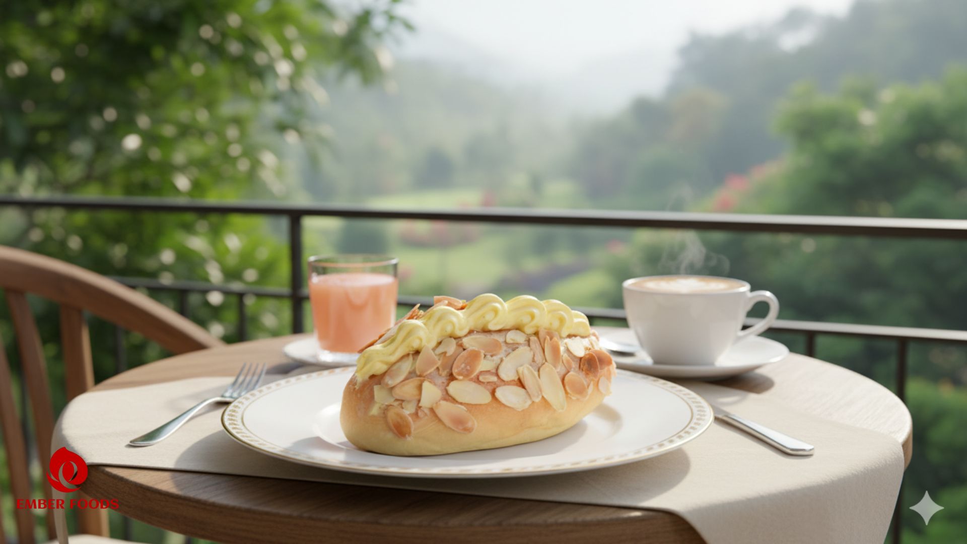 Bánh mì Kem Hạnh Nhân Giá sỉ Almond Cream Bread Wholesale Price