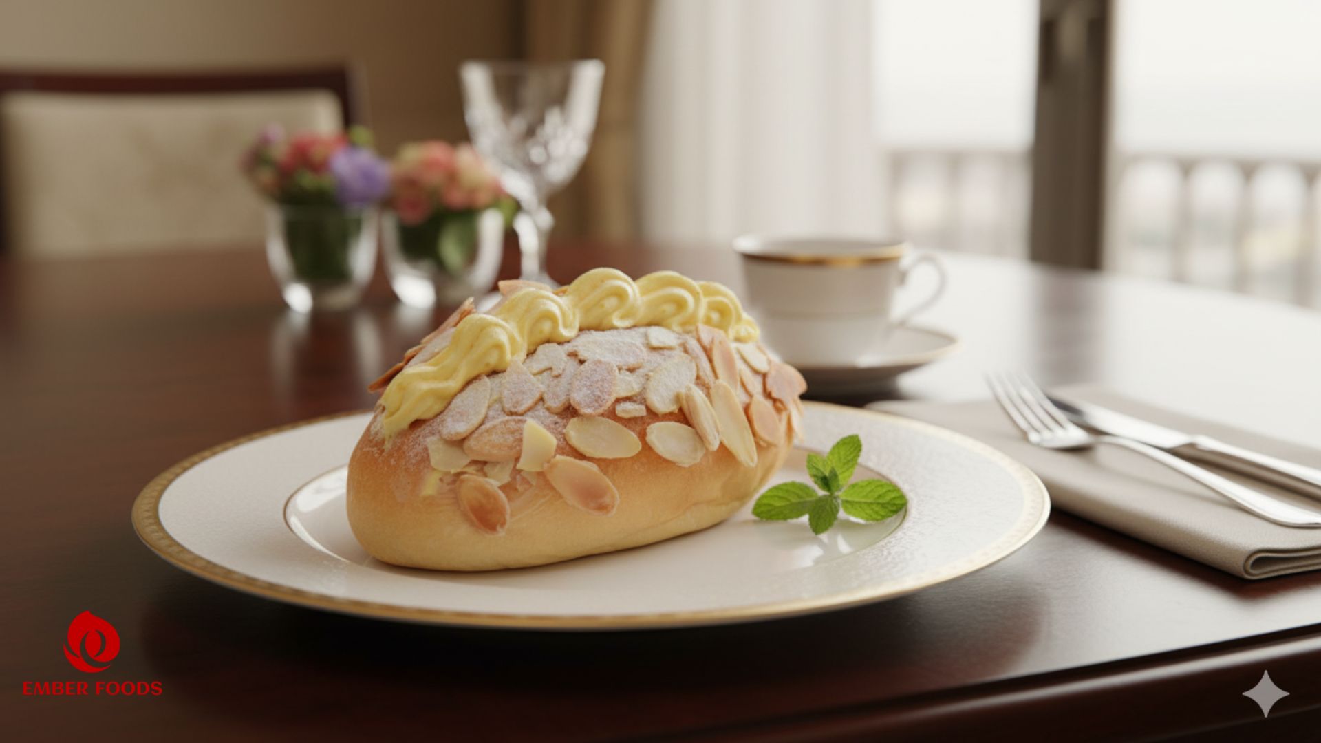 Bánh mì Kem Hạnh Nhân Phân phối giá sỉ b2b Almond Cream Bread Wholesale b2b distribution