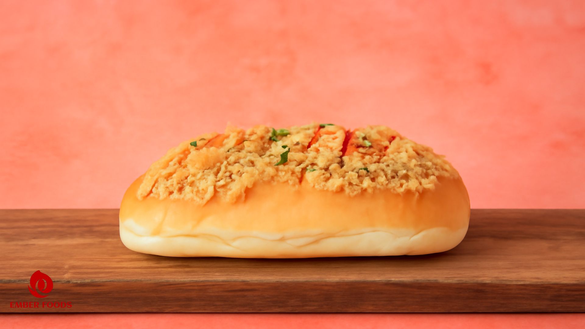 Bánh mì pate chà bông giá sỉ cho chuỗi coffee Wholesale price of pate and shredded pork bread for coffee chain