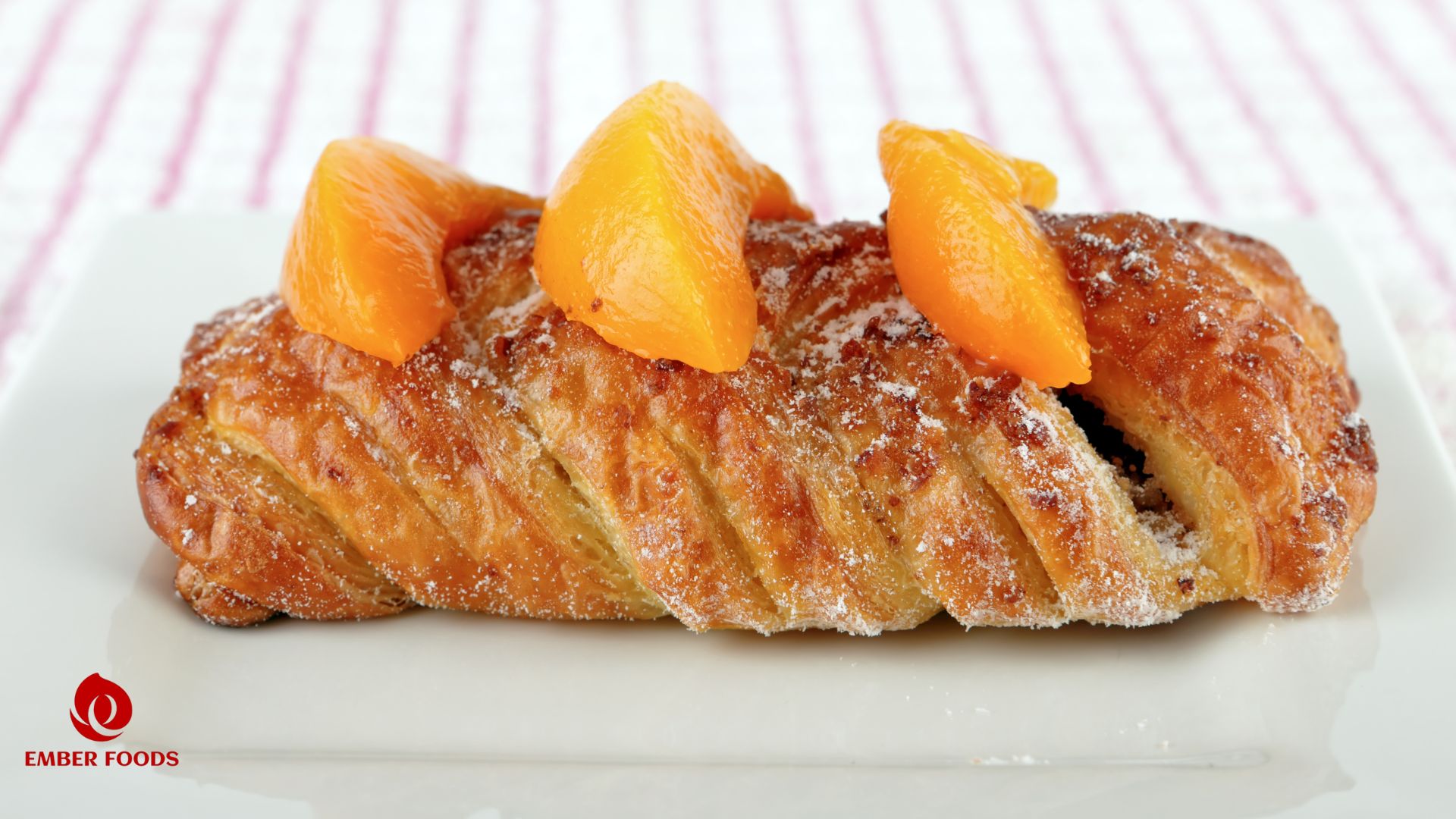 Nhà phân phối bánh toàn quốc Bánh Danish đào giá sỉ B2B National cake distributor of peach Danish cake wholesale price B2B