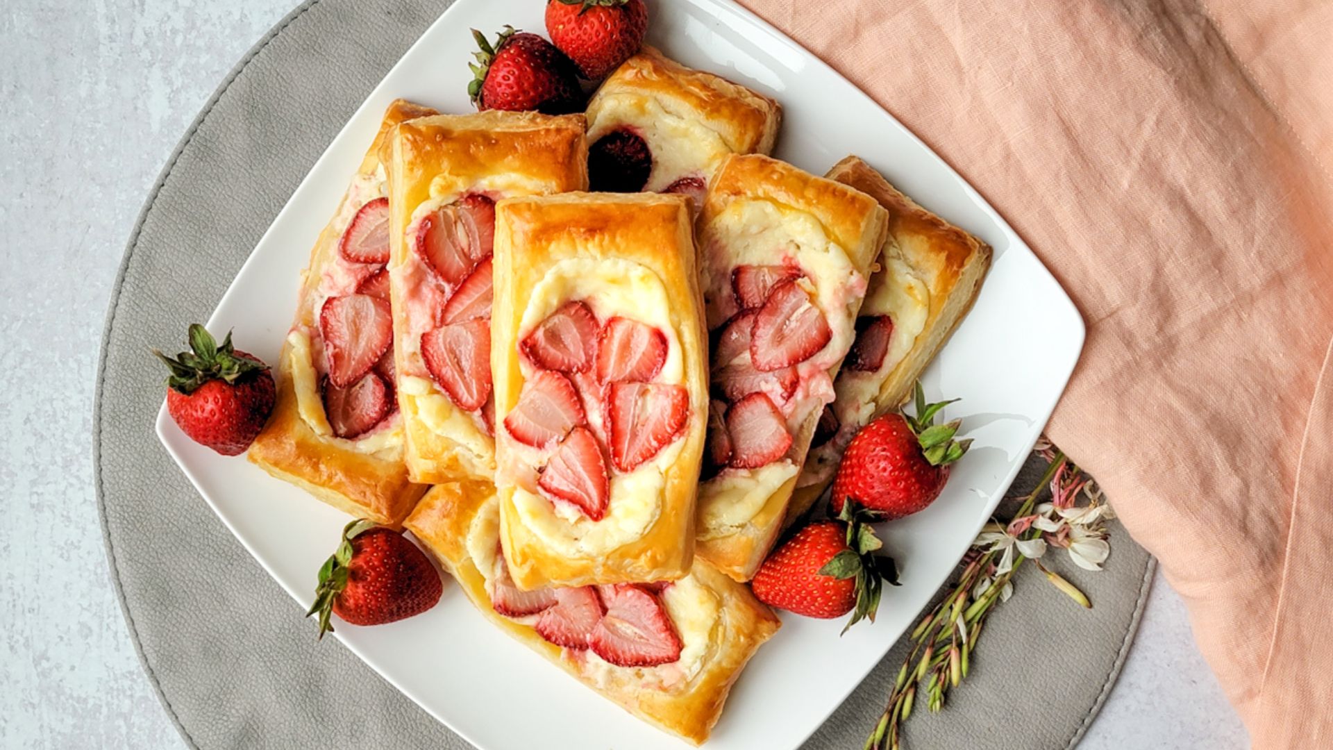 Strawberry Danish