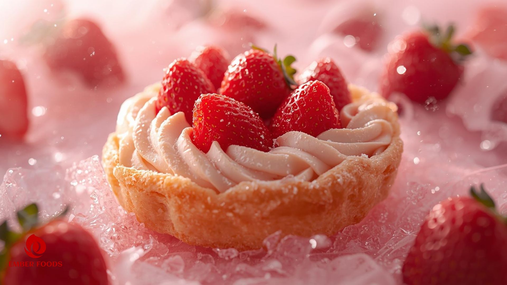 Danish Kem Dâu giá sỉ b2b cho chuỗi nhà hàng khách sạn Danish Strawberry Ice Cream wholesale price b2b for hotel restaurant chain