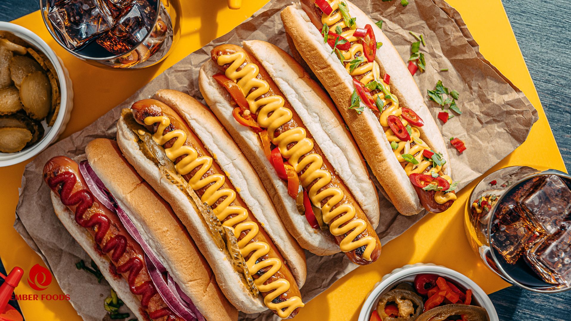 Hot Dog Soft Bun cho chuỗi nhà hàng khách sạn Hot Dog Soft Bun for Hotel Restaurant Chain