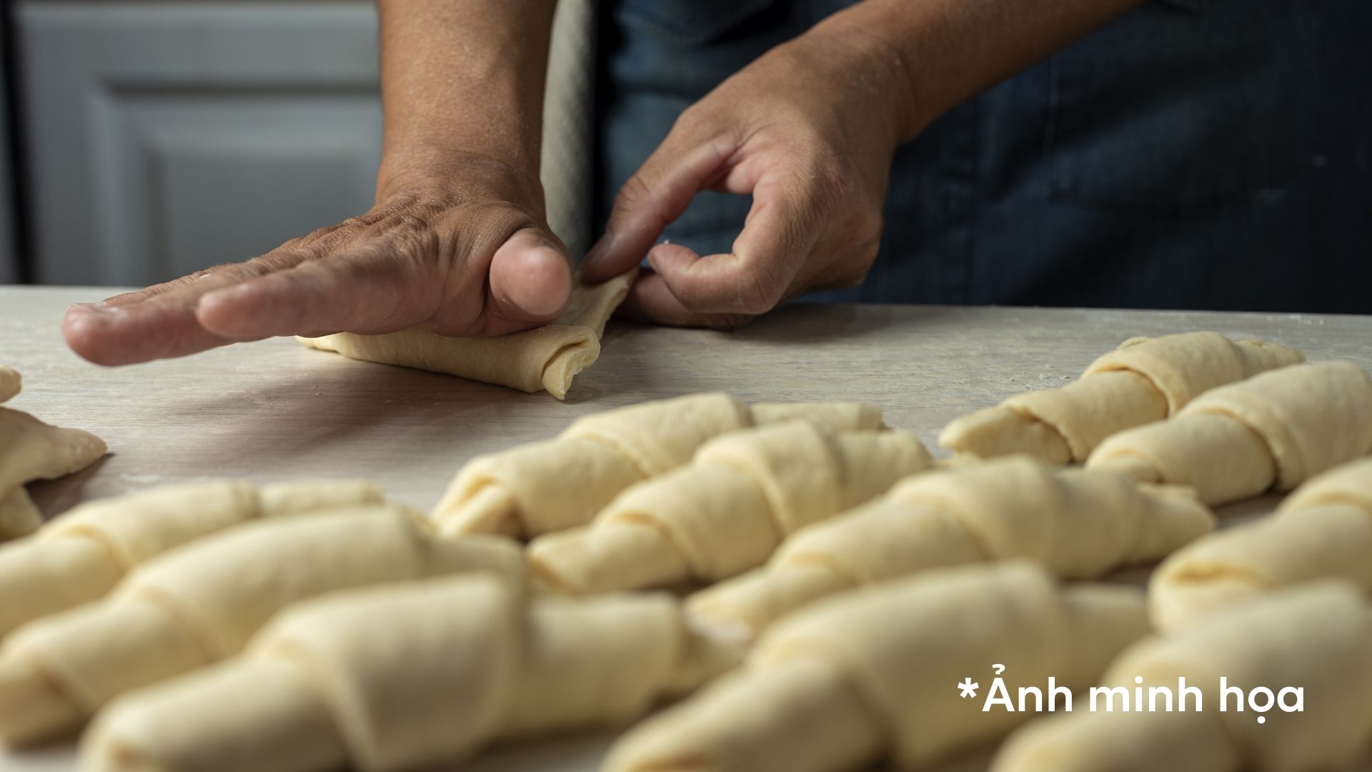 Kỹ thuật laminating trong làm bánh croissant