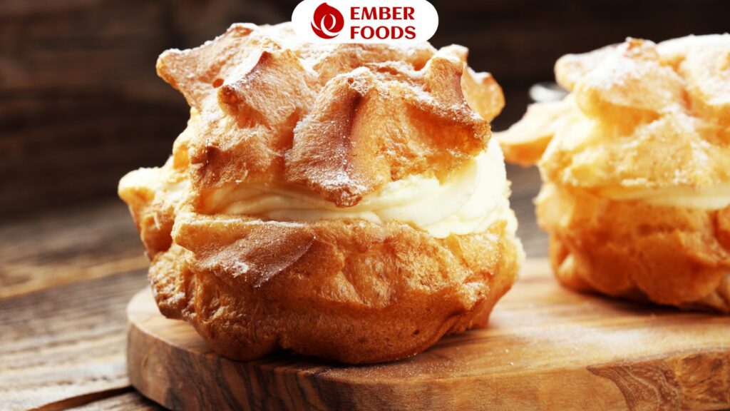 Selling Durian Cream Puffs at Coffee Shops