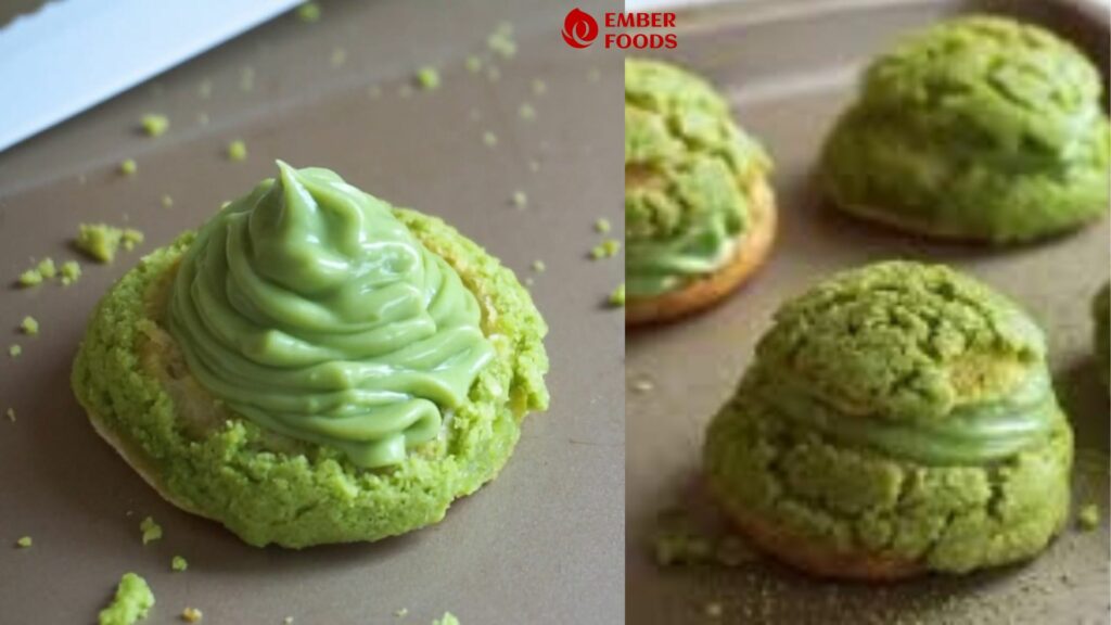 Selling matcha cream puffs for coffee shops