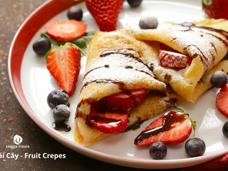 Crepe Trái Cây - Fruit Crepes