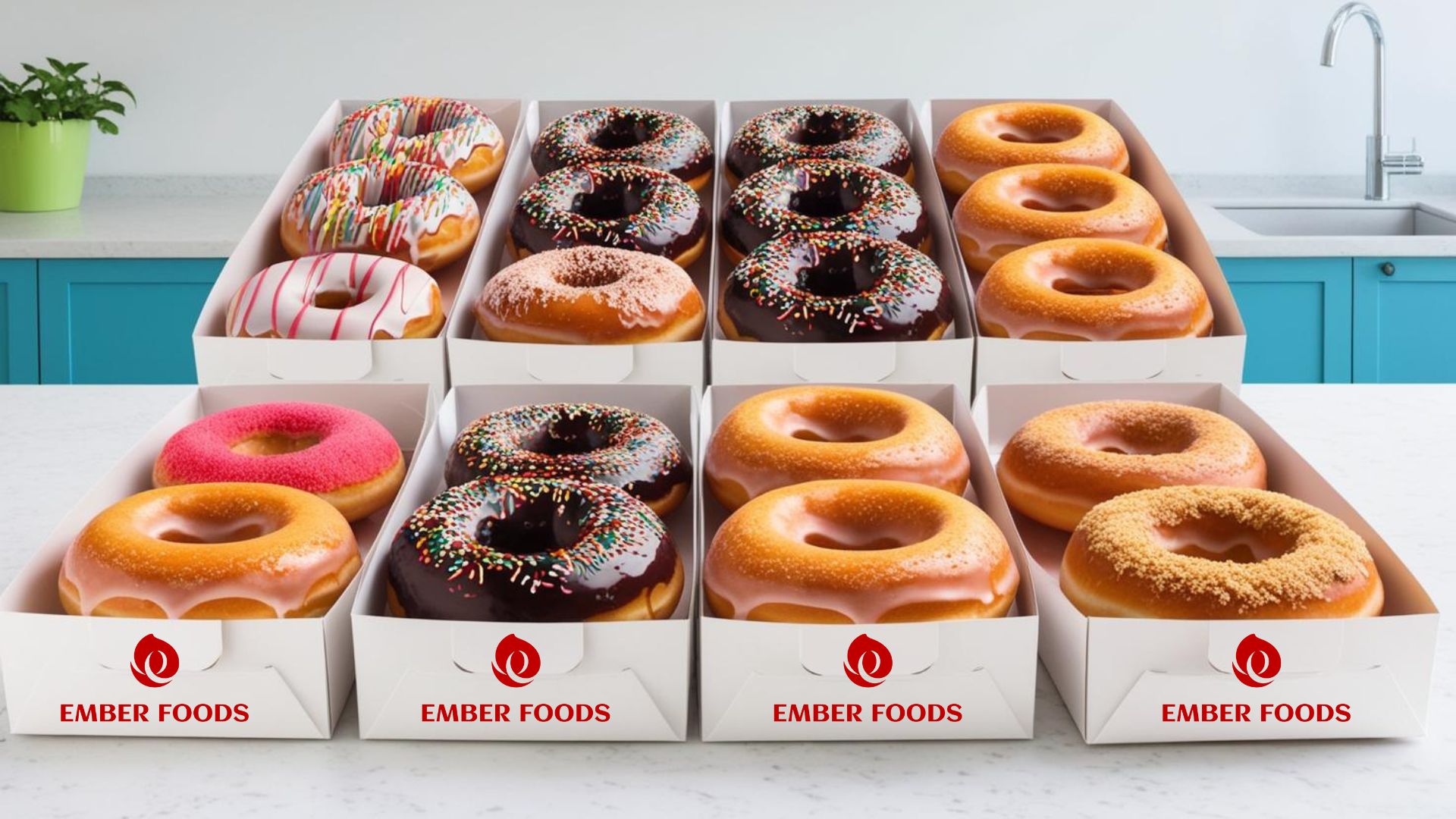 Bánh Donut cho nhà trường, căn tin