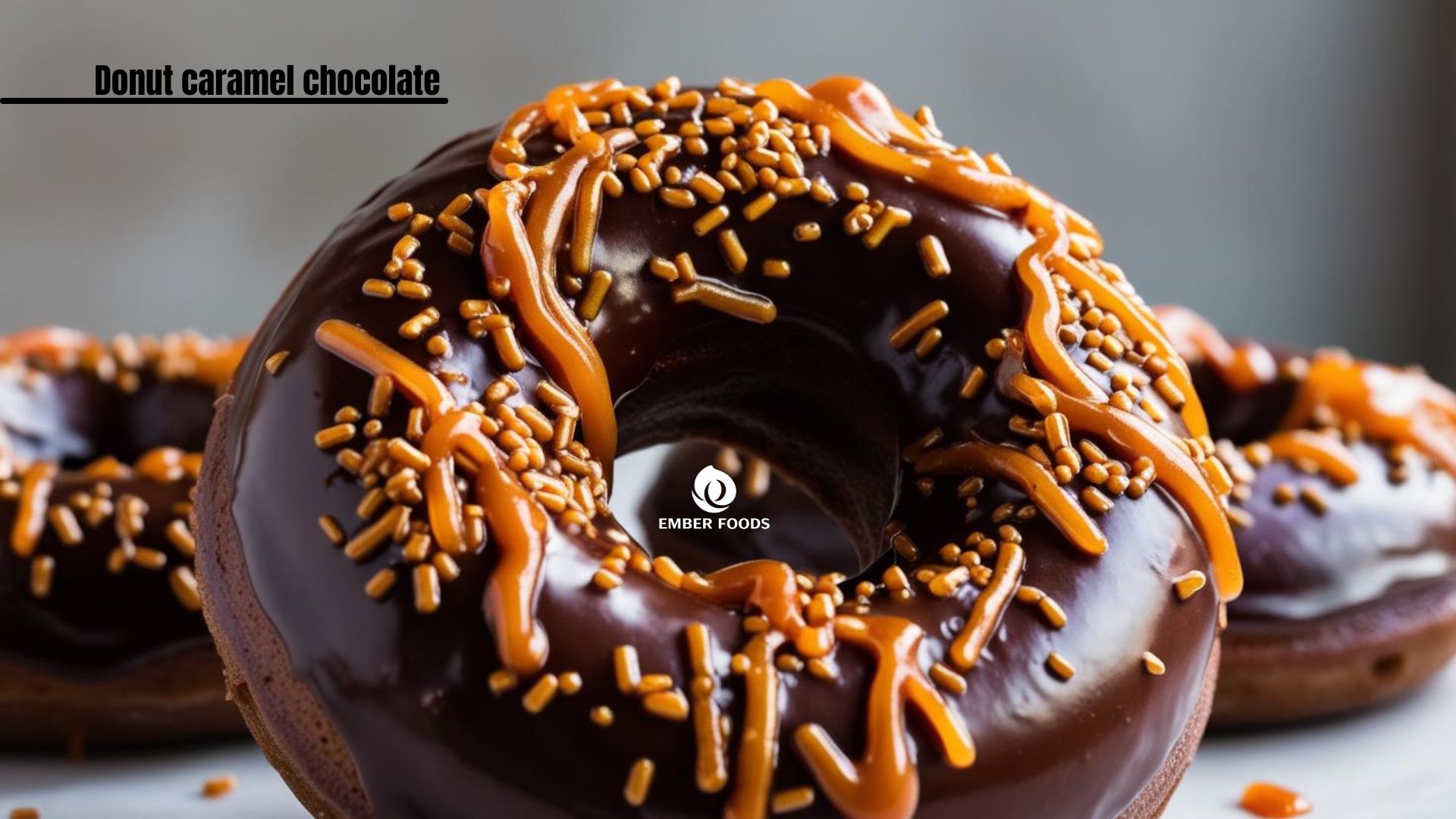 Bánh Donut phủ socola, phủ hạt, caramel