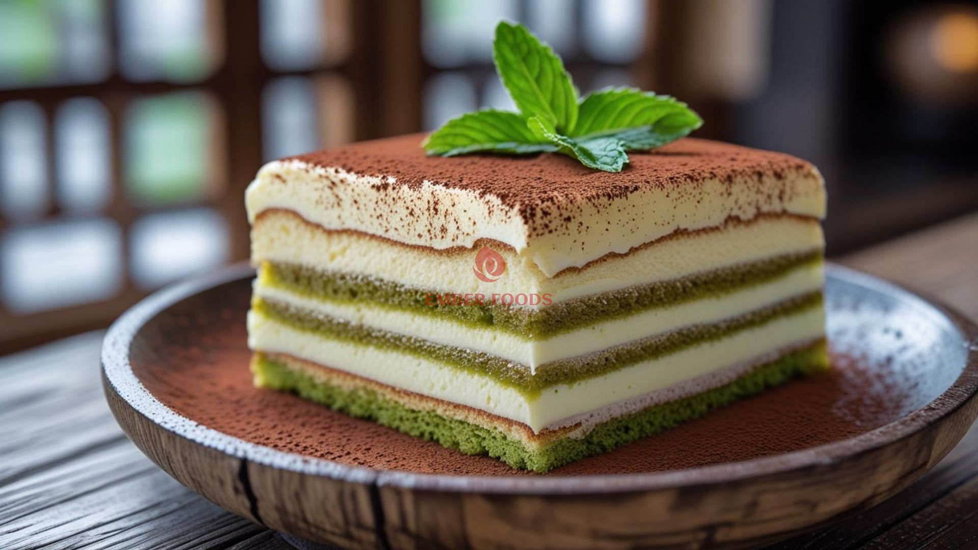 Nhà phân phối bánh tiramisu trà xanh Chuỗi trà sữa - Green tea tiramisu cake distributor Milk tea chain