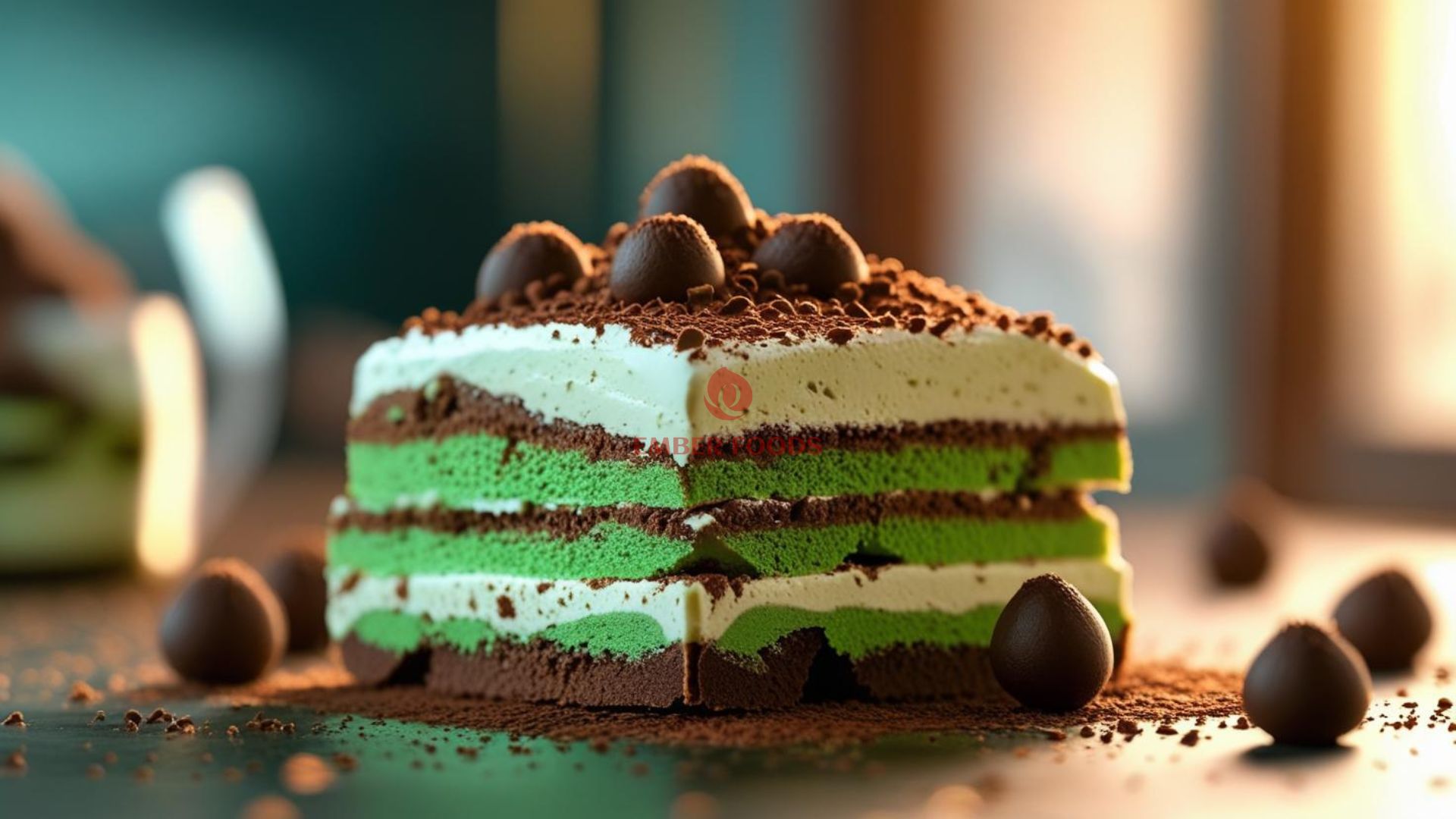 Nhà phân phối bánh tiramisu trà xanh cho Sự kiện - Green Tea Tiramisu Cake Distributor for Events
