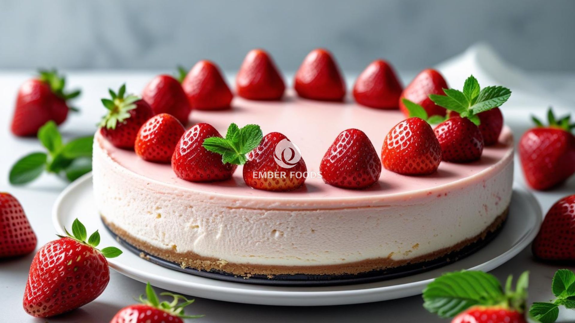 Nhà phân phối bánh cheesecake dâu giá sỉ cho chuỗi Chuỗi bán lẻ - Wholesale strawberry cheesecake distributor for retail chain
