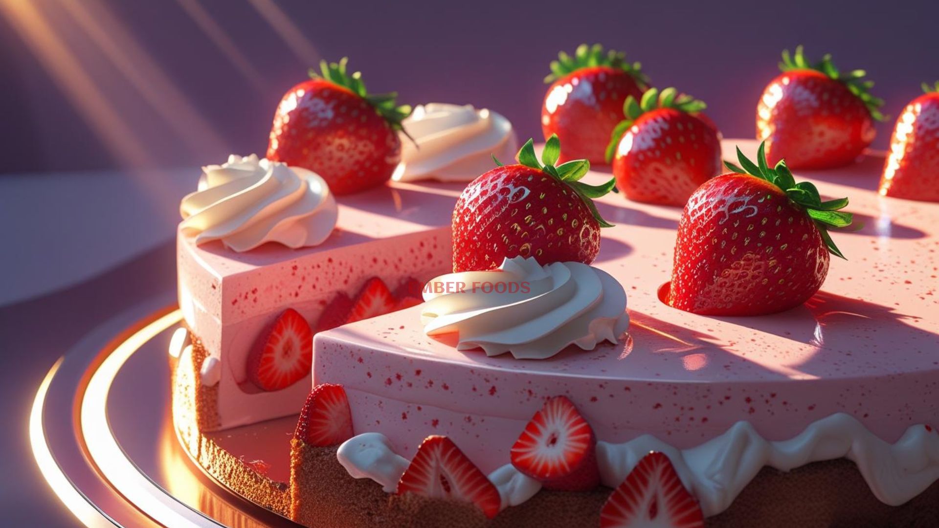 Nhà phân phối bánh mousse dâu giá sỉ giá rẻ - Distributor of strawberry mousse cake at wholesale price