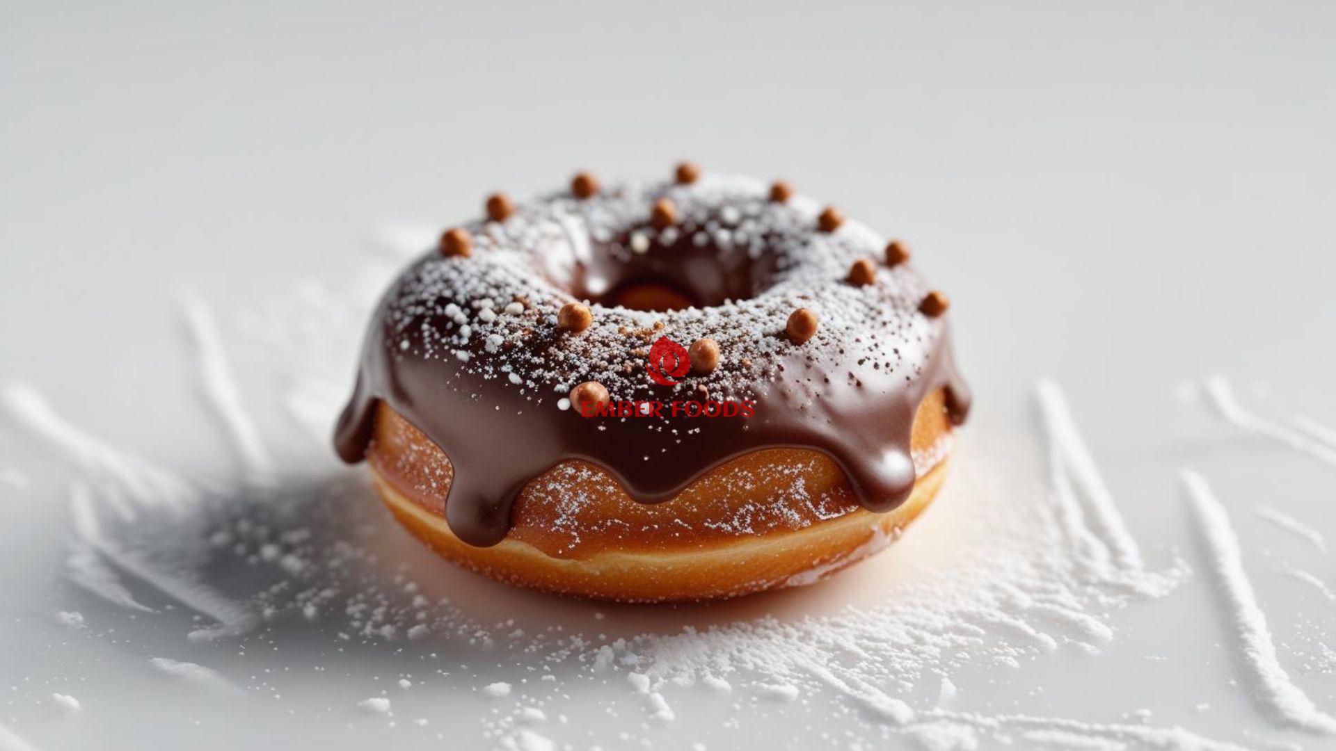 Donut socola mini giá sỉ cho chuỗi coffee, trà sữa - Mini chocolate donuts wholesale price for coffee and milk tea chains