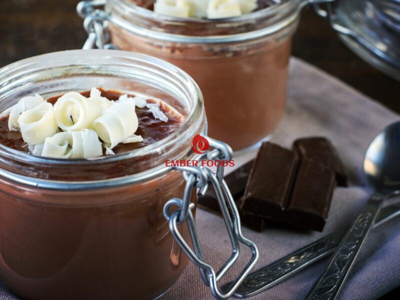 Pudding socola, bánh sỉ giữ form tốt, vị đậm ngọt vừa - Chocolate pudding, wholesale cake keeps good shape, moderate sweet taste
