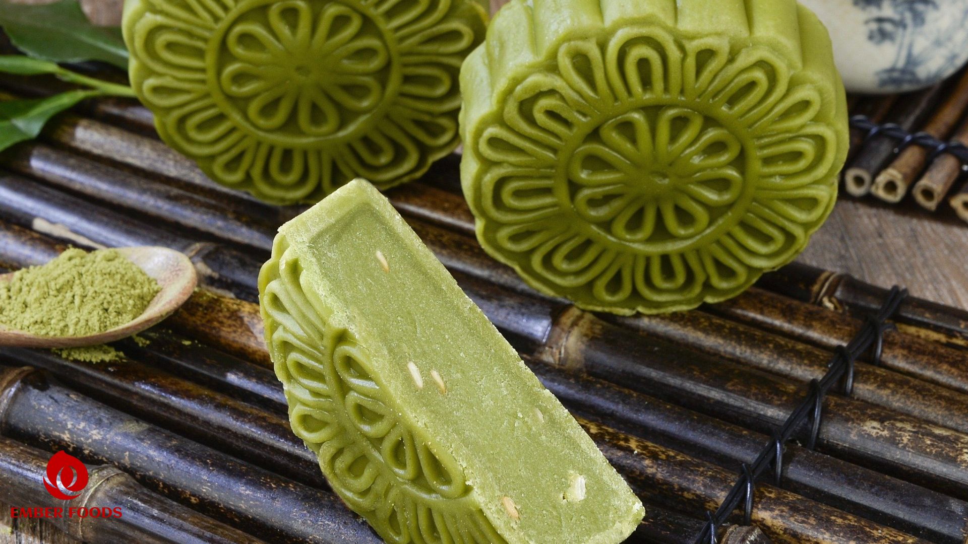 Bánh trung thu nhân trà xanh cho đại lý bánh