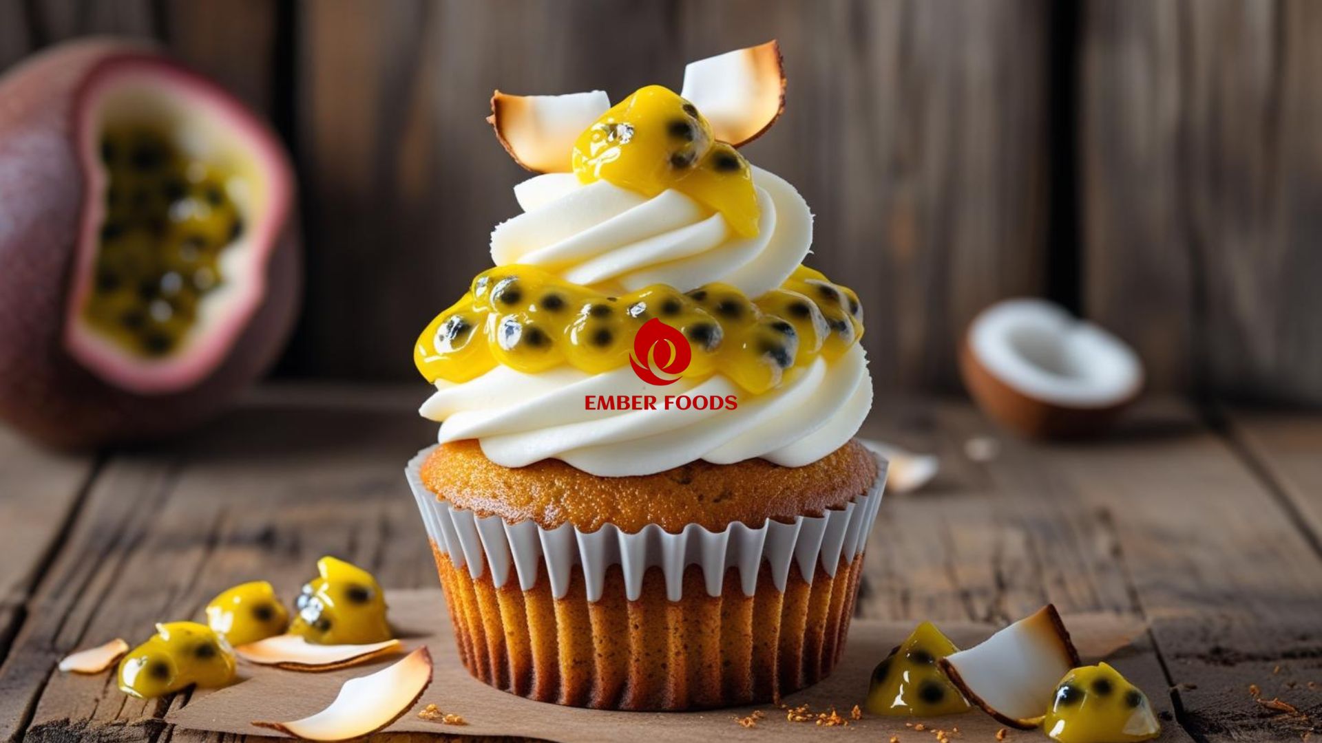 bánh cupcake chanh leo nhà phân phối giá sỉ cho coffee – Passion fruit cupcake wholesale distributor for coffee