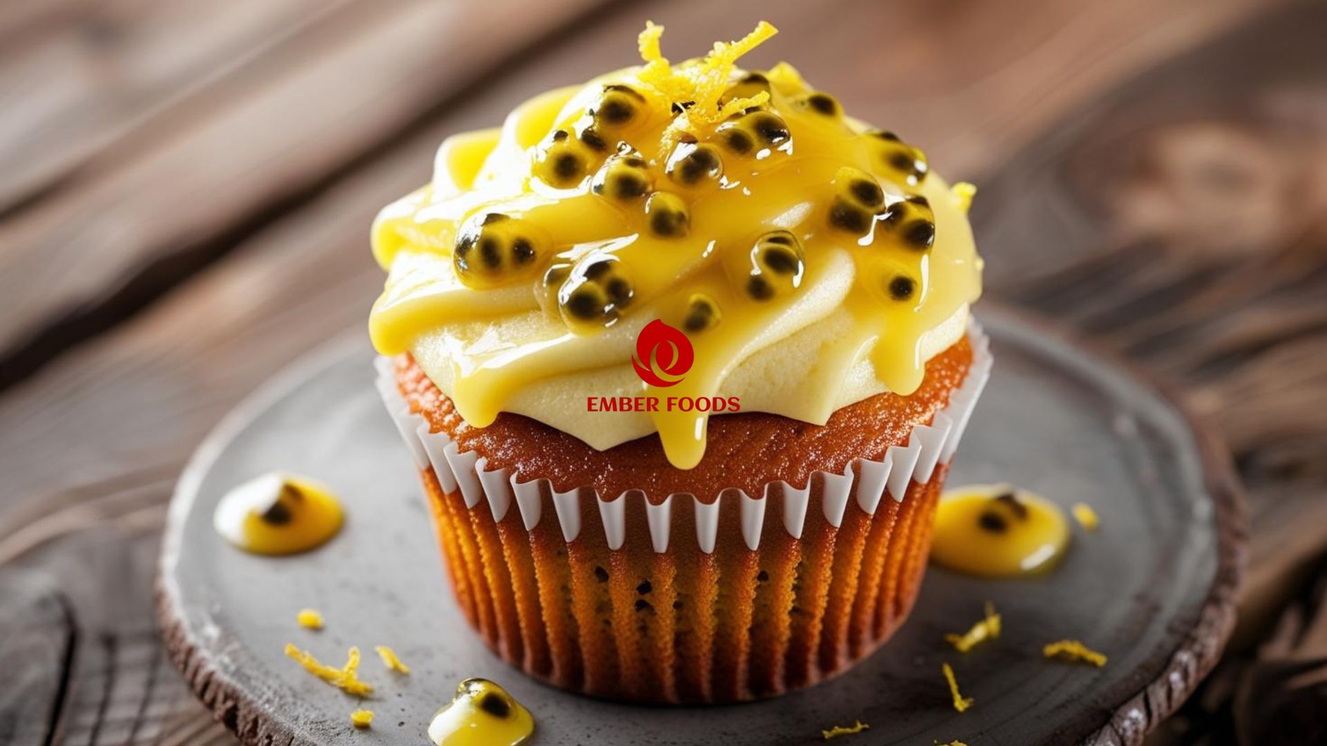 bánh cupcake chanh leo nhà phân phối giá sỉ cho trường học căn tin – Passion fruit cupcakes wholesale distributor for school canteen