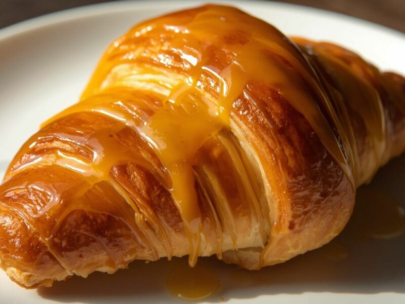 Bánh Croissant Nhân Cam giá sỉ cho cửa hàng tiện lợi 24h - Orange Croissant Wholesale Price for 24h Convenience Store