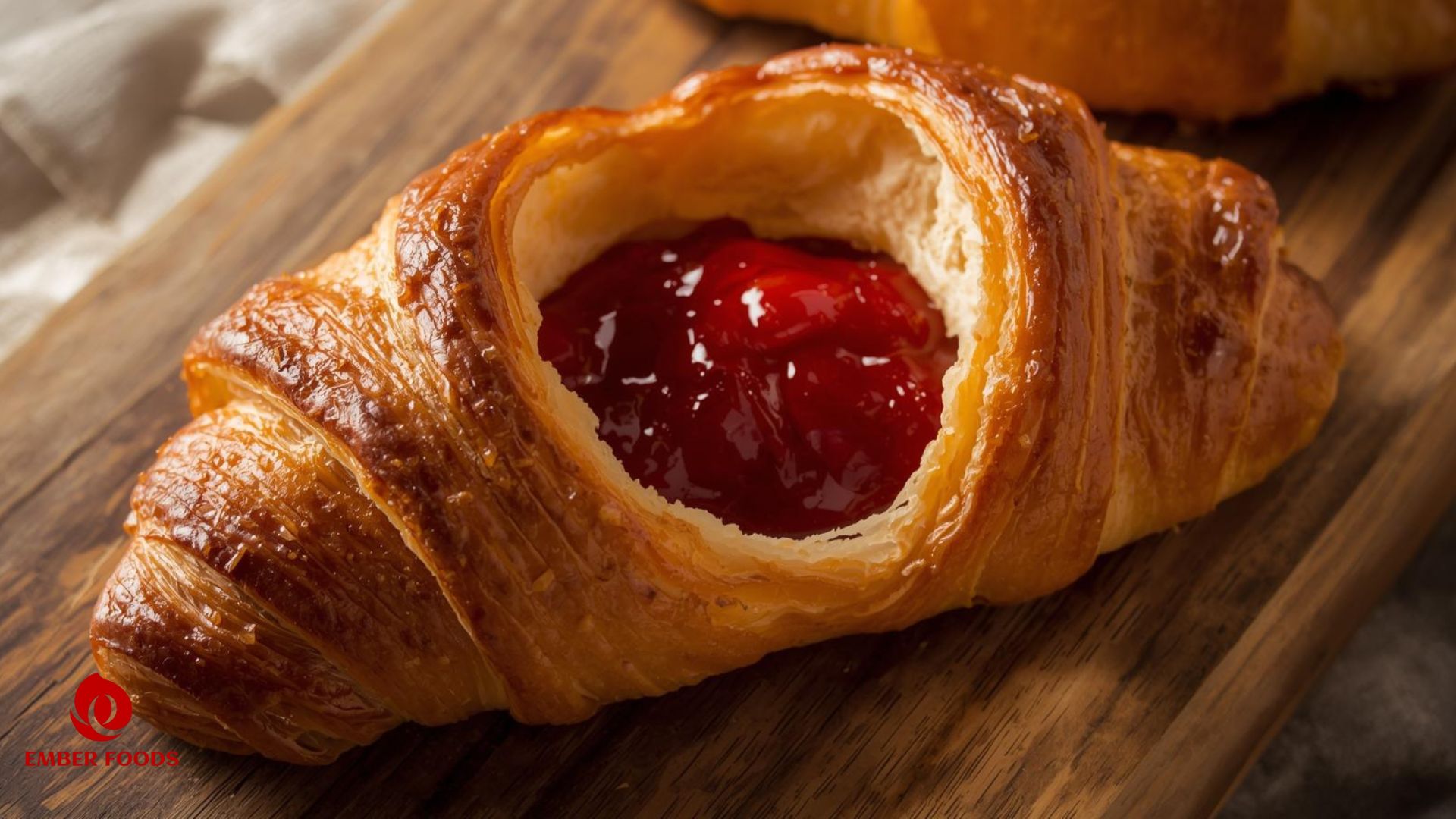 Croissant nhân dâu Nhà phân phối sỉ B2B toàn quốc Strawberry Croissant Nationwide B2B Wholesale Distributor