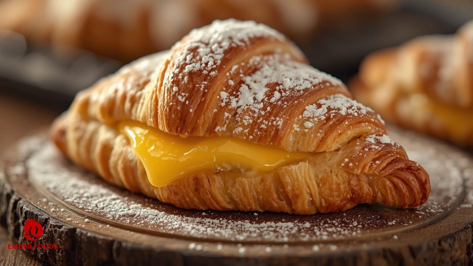 Croissant nhân kem custard, phô mai Giá sỉ cho cử hàng tiện lợi 24h – Croissant with custard cream and cheese Wholesale price for 24h convenience stores