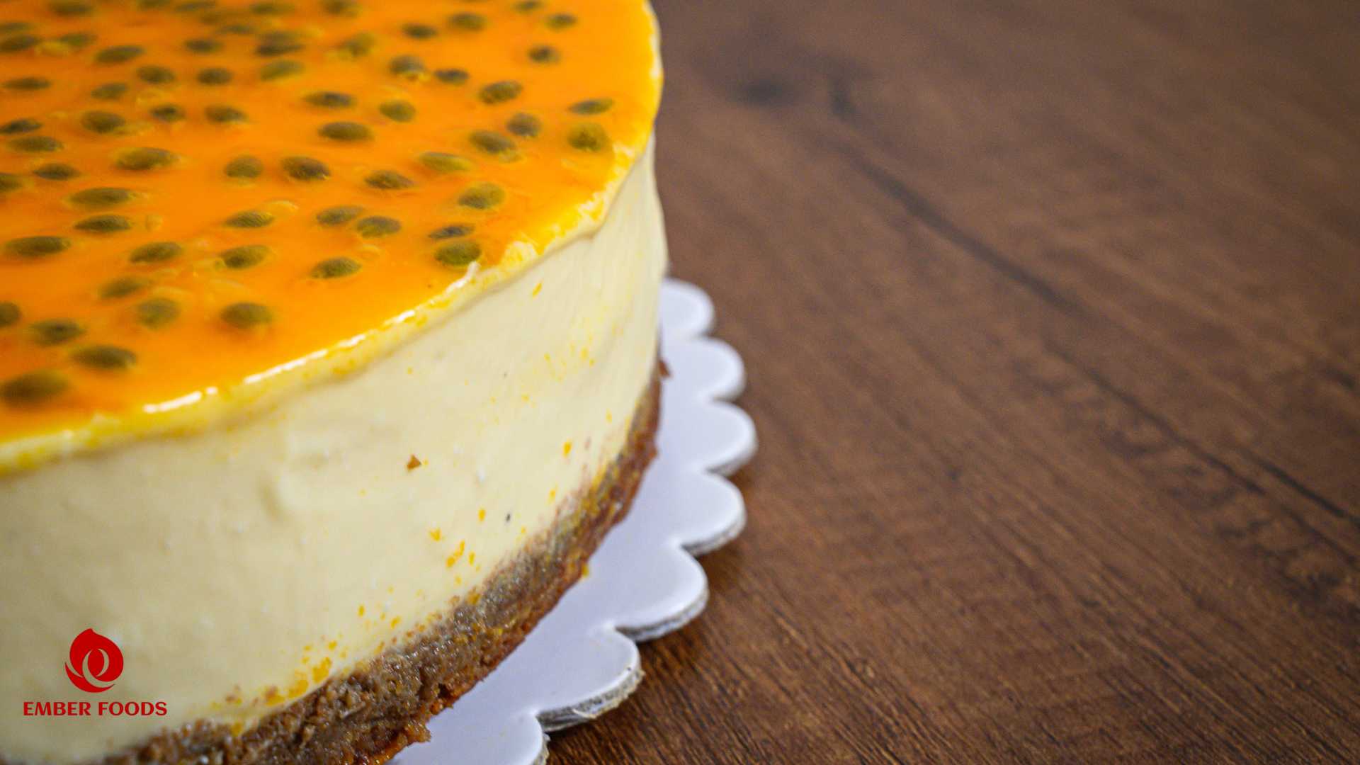 Bánh bông lan chanh dây sỉ, lựa chọn mới lạ cho quán cafe Passion fruit sponge cake wholesale, a new choice for coffee shops