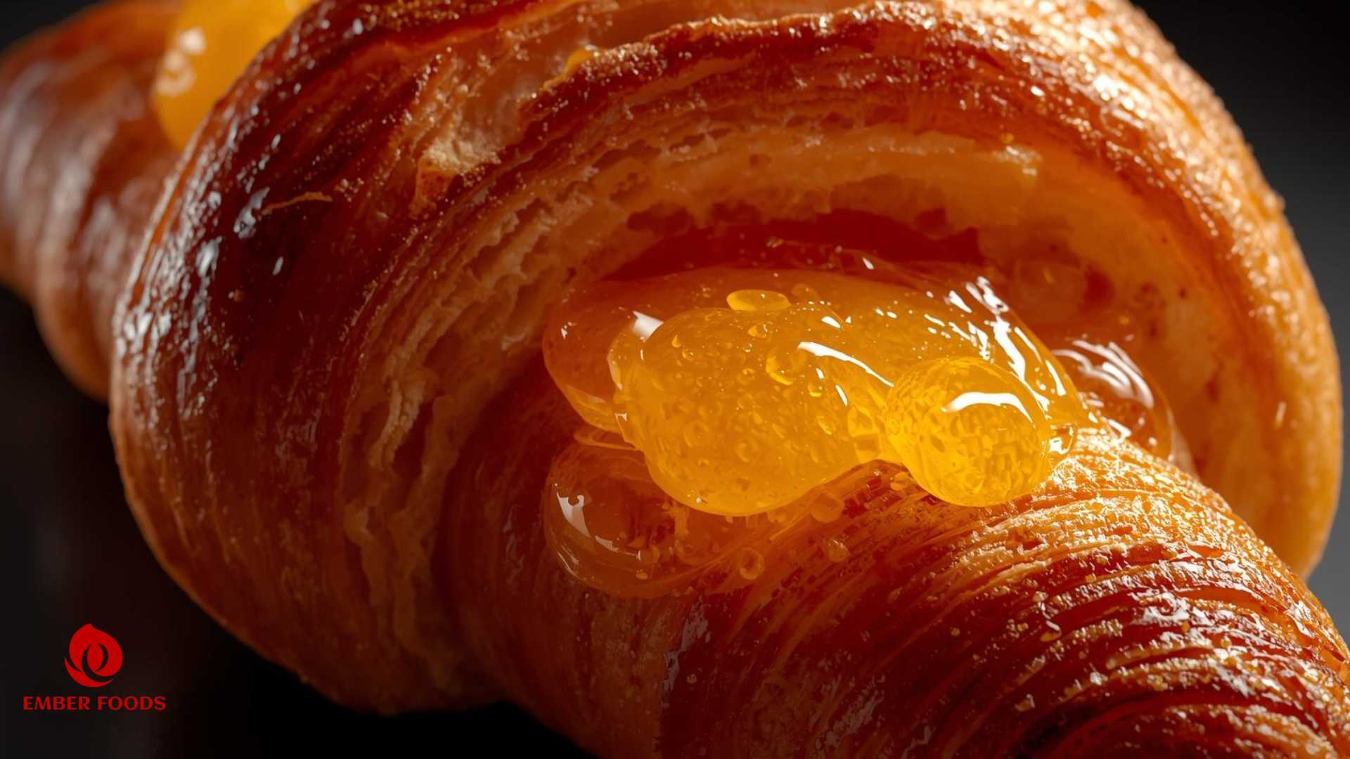Croissant nhân mứt thơm số lượng giá sỉ cực lớn Croissant with pineapple jam, wholesale price in large quantity