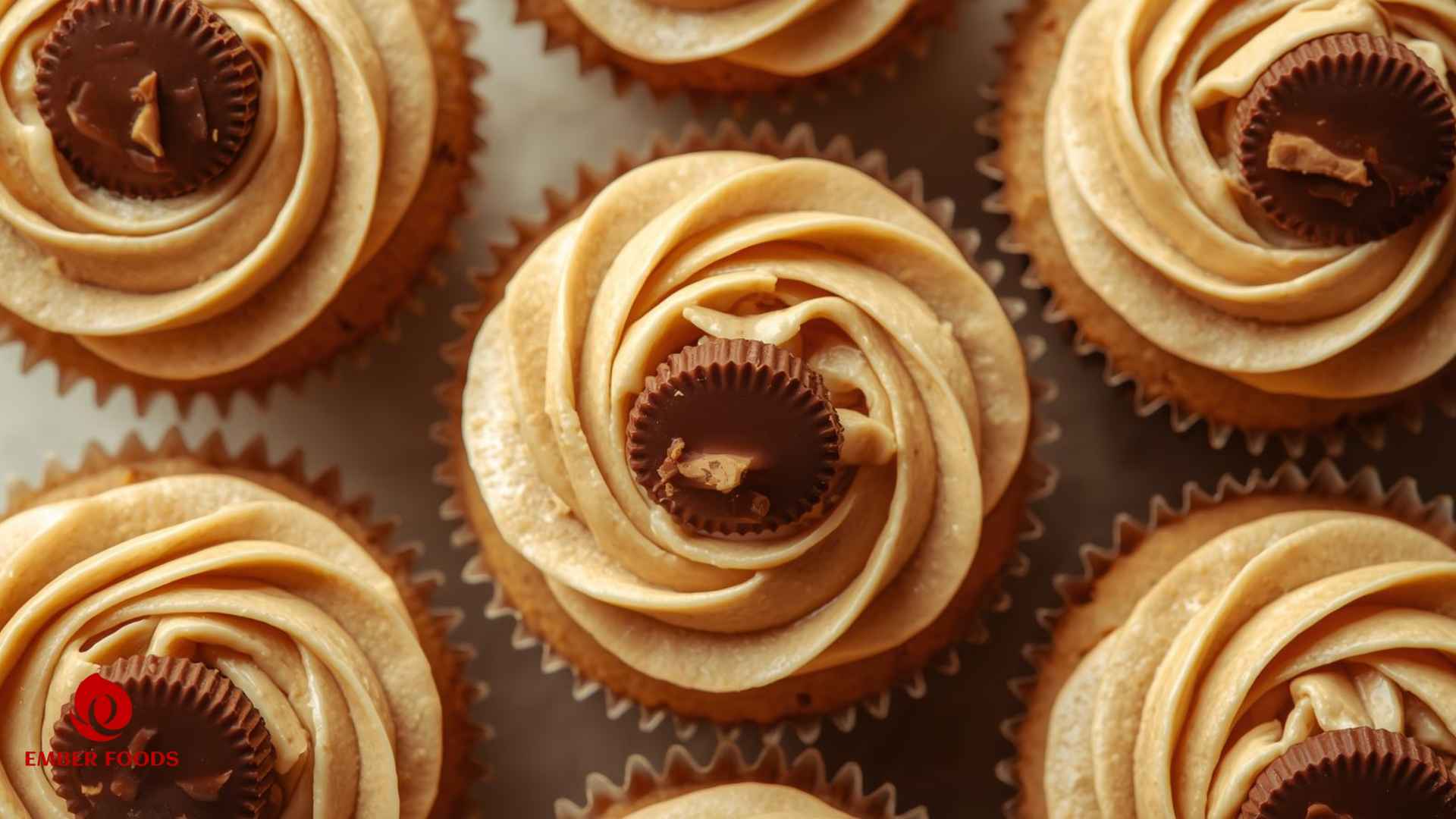 Cupcake bơ đậu phộng cho chuỗi coffee giá sỉ b2b Peanut butter cupcake for coffee chain wholesale price b2b