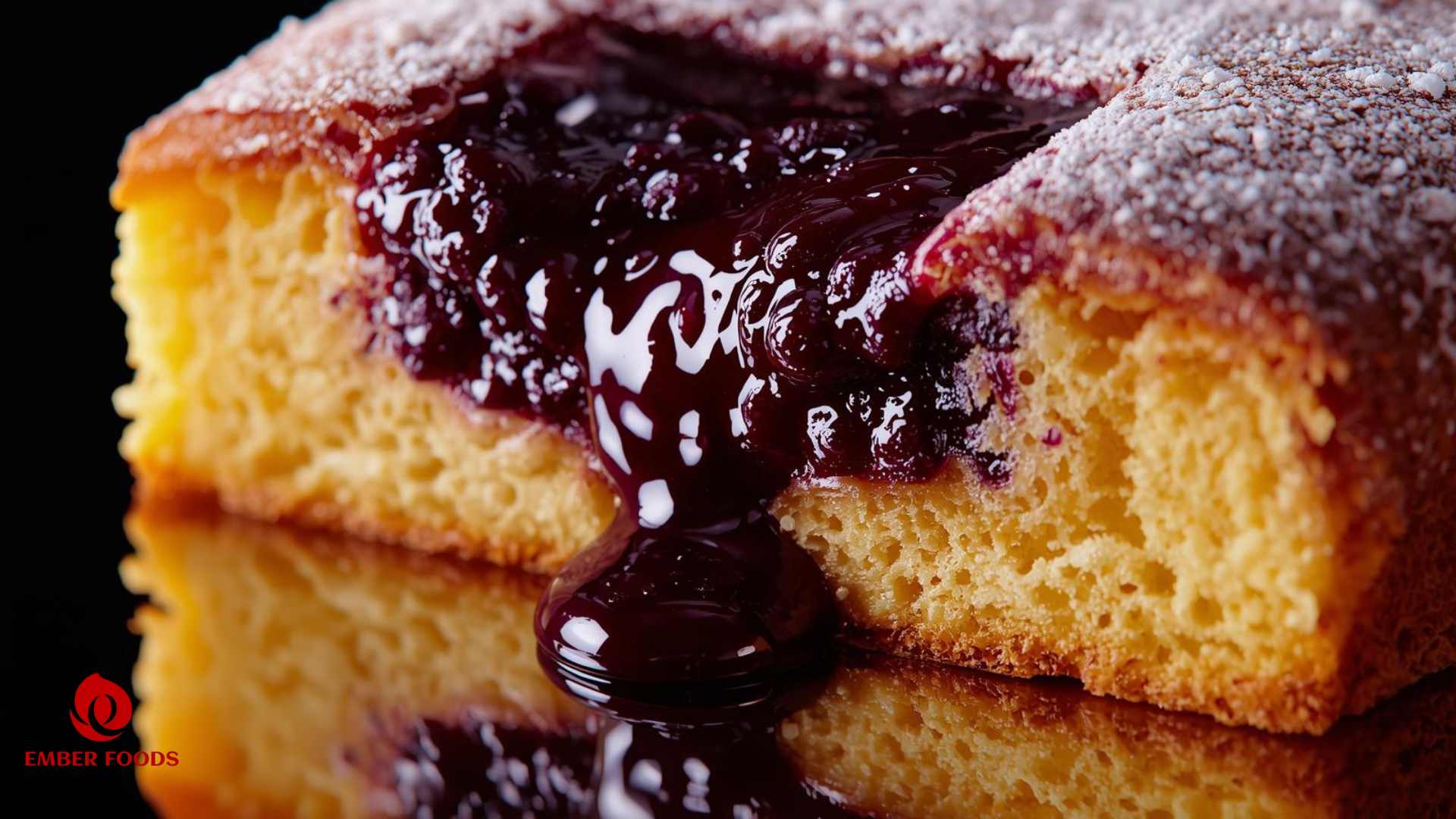 Ember Foods phân phối Bánh bông lan việt quất giá sỉ số lượng cực lớn Ember Foods distributes Blueberry Sponge Cake at wholesale prices in huge quantities