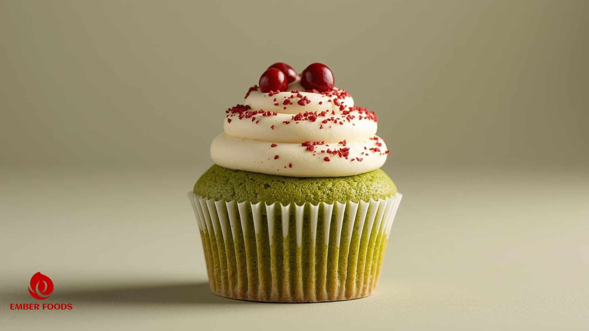 Nhà Phân phối Bánh cupcake matcha đậu đỏ chuỗi coffee TPHCM Distributor of Matcha Red Bean Cupcakes at coffee chain in HCMC