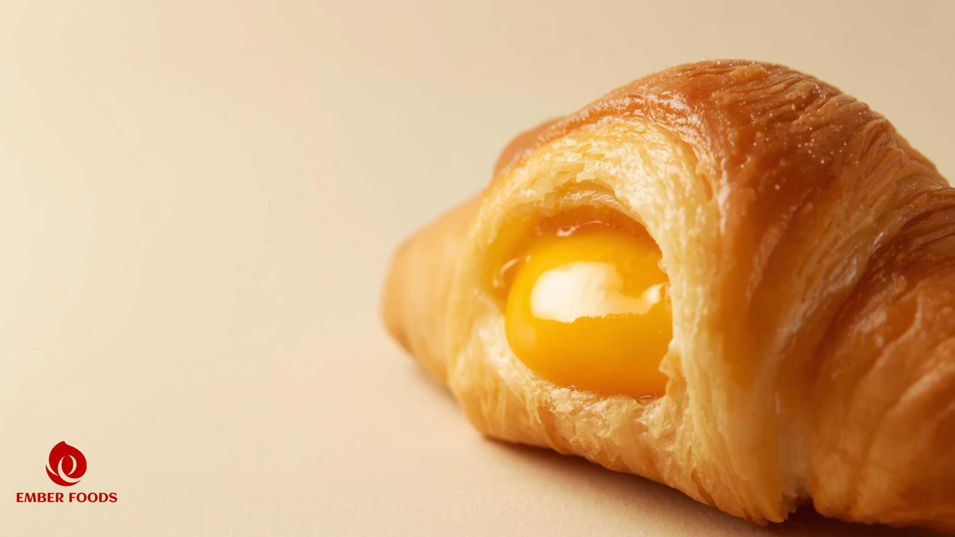 Nhà Phân phối bánh giá sỉ Croissant Nhân Mứt Xoài cho chuỗi đại lý bánh lớn nhỏ Wholesale distributor of Croissant with Mango Jam for large and small bakery chains