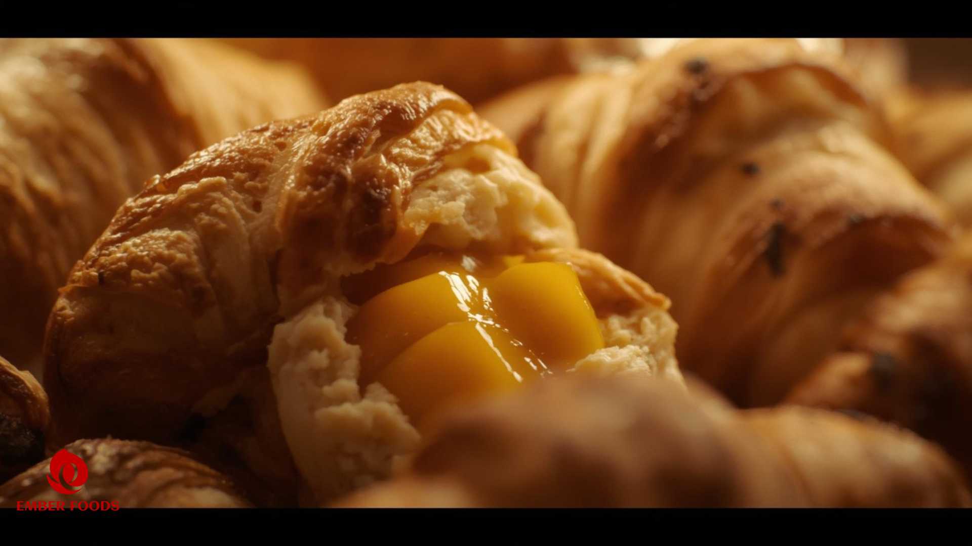 Nhà Phân phối bánh giá sỉ Croissant Nhân Mứt Xoài tại TPHCM Wholesale distributor of Croissant with Mango Jam in HCMC