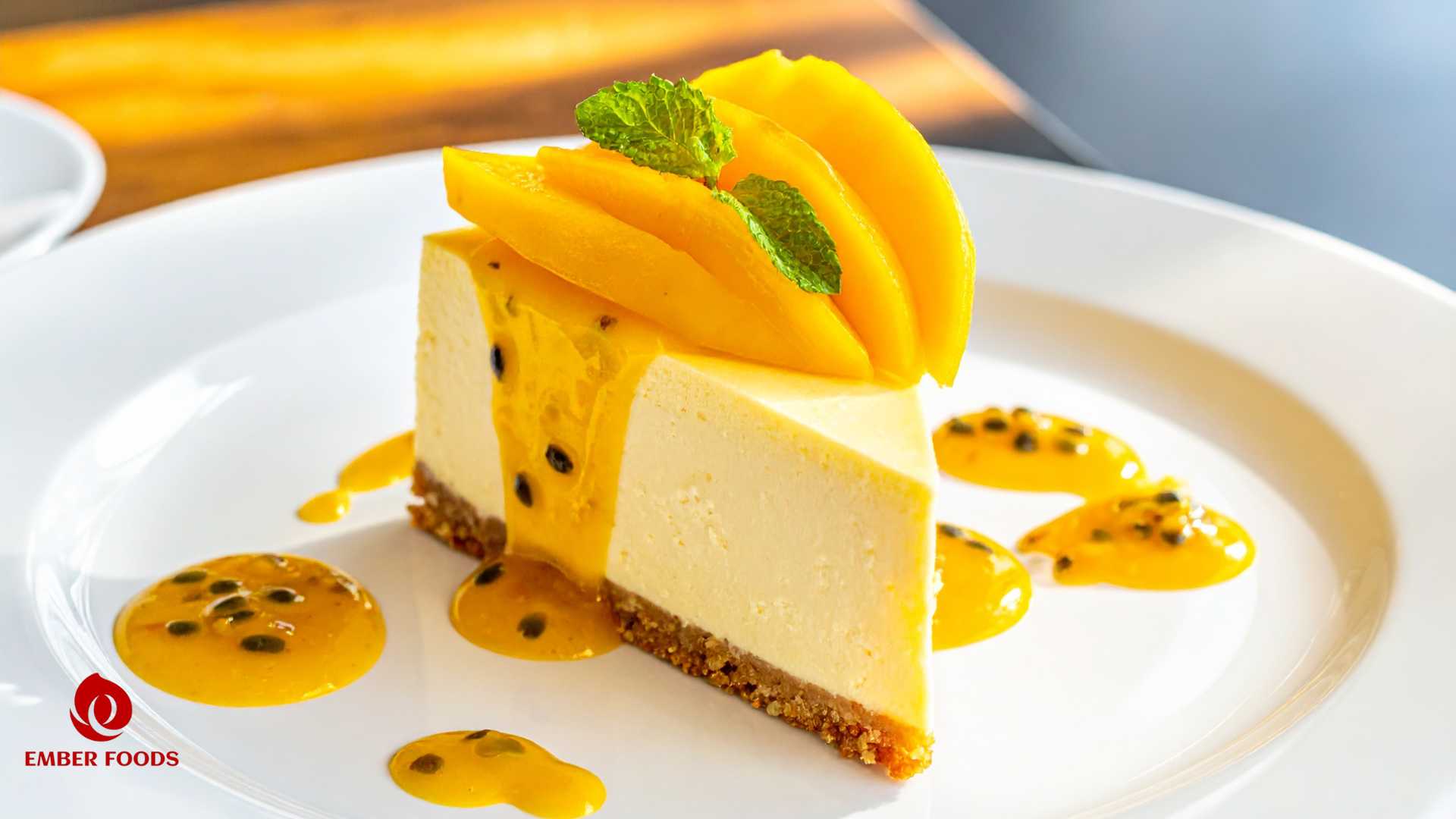 Nhà phân phối Bánh bông lan chanh dây giá sỉ cho chuỗi coffee Passion Fruit Sponge Cake Wholesale Distributor for Coffee Chain