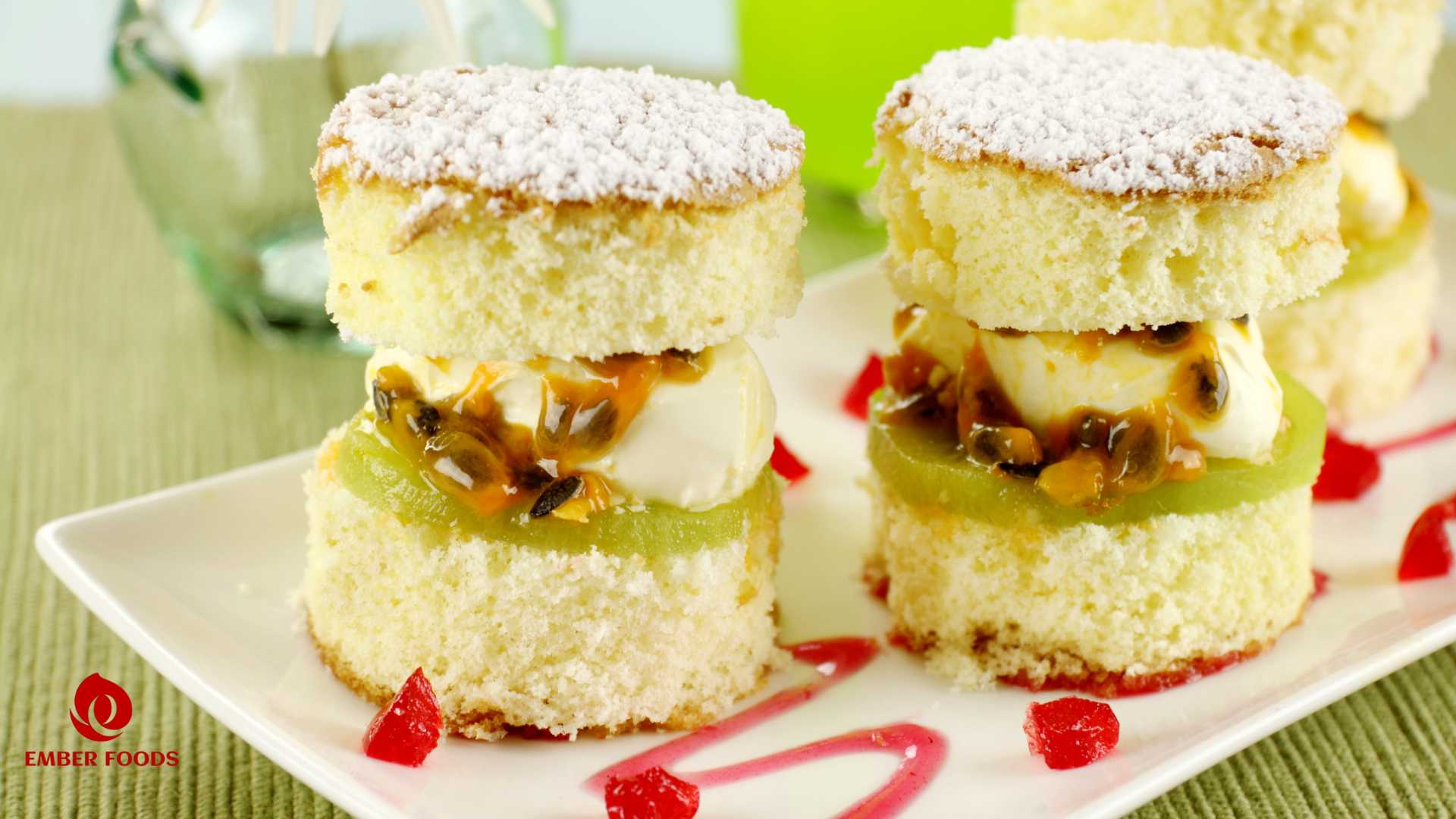 Nhà phân phối Bánh bông lan chanh dây giá sỉ cho chuỗi cửa hàng tiện lợi Passion Fruit Sponge Cake Wholesale Distributor for convenience store chains