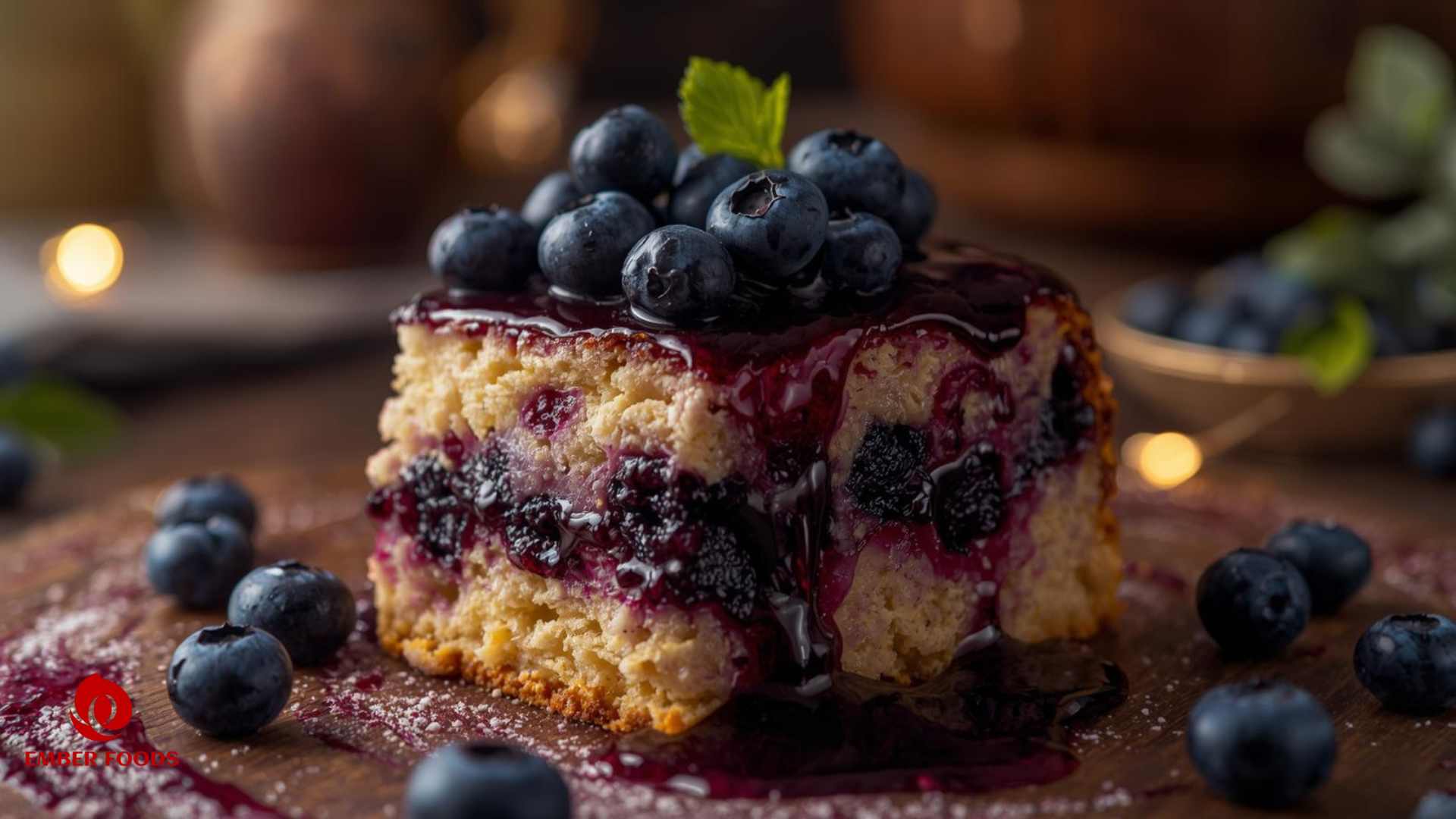 Phân phối bánh bông lan mứt việt quất giá sỉ cho chuỗi nhà hàng khách sạn Distributing blueberry jam sponge cake at wholesale prices to hotel and restaurant chains