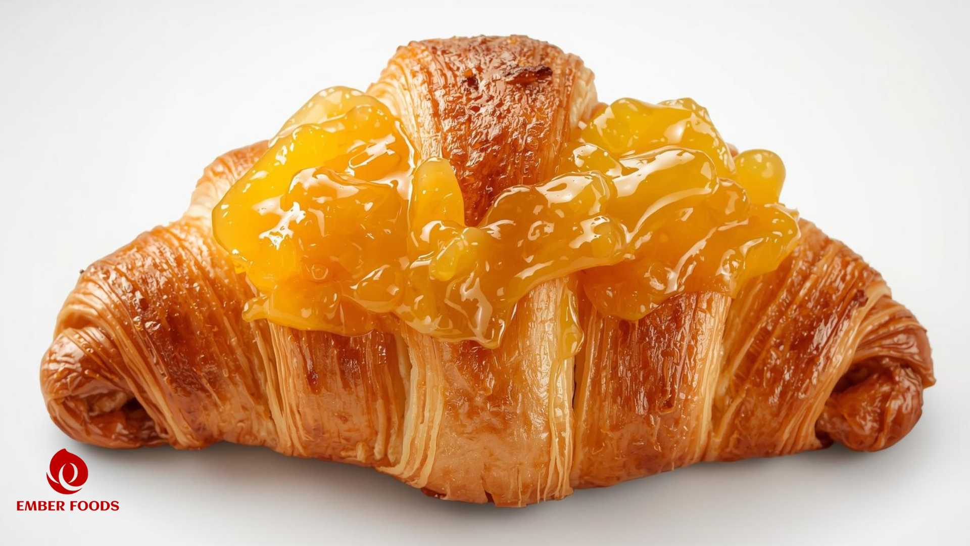 nhà phân phối Croissant nhân mứt thơm cho chuỗi nhà hàng khách sạn Croissant distributor with pineapple jam filling for hotel restaurant chain