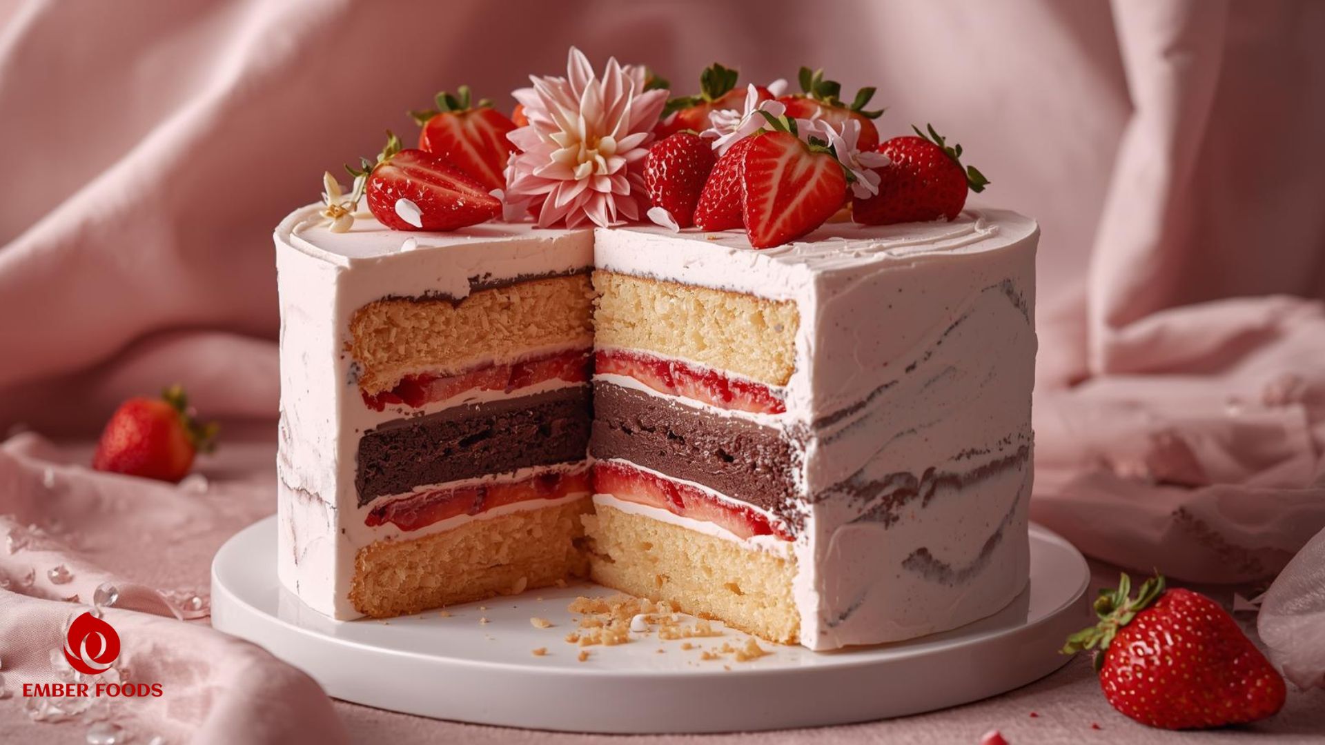 Bánh Mousse ba tầng giá sỉ Three-layer Mousse Cake Wholesale Price