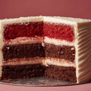 Bánh Mousse ba tầng tại chuẩn an toàn thực phẩm Three-layer Mousse Cake at food safety standards