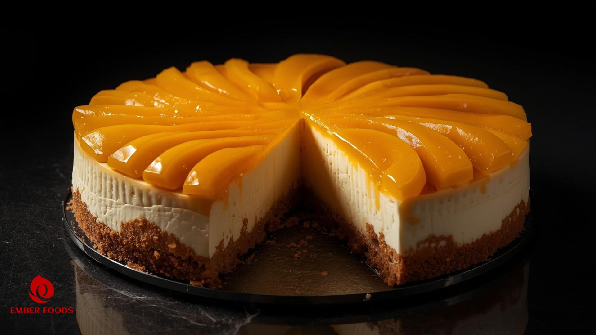 Bánh cheesecake xoài giá sỉ phân phối cho Đơn vị trung gian vận hành Wholesale mango cheesecake distributed to intermediary operators