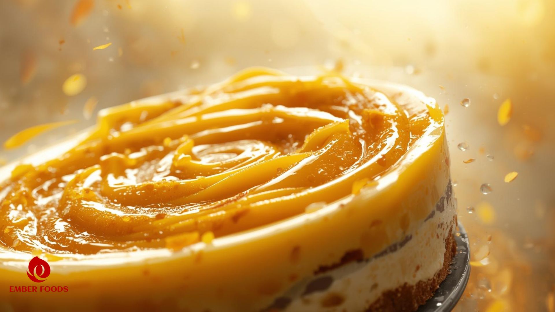 Bánh cheesecake xoài giá sỉ phân phối cho siêu thị, cửa hàng 24h Wholesale mango cheesecake distributed to supermarkets and 24-hour stores