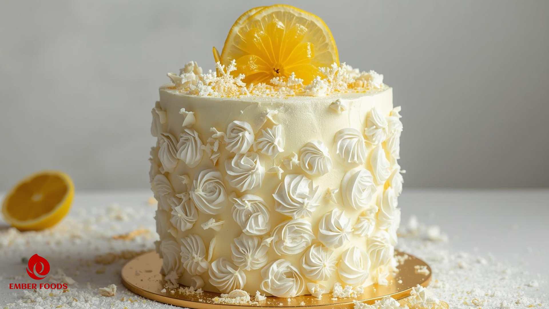 Bánh mousse chanh tuyết giá sỉ cho chuỗi cửa hàng tiện lợi Wholesale price lemon snow mousse cake for convenience store chain