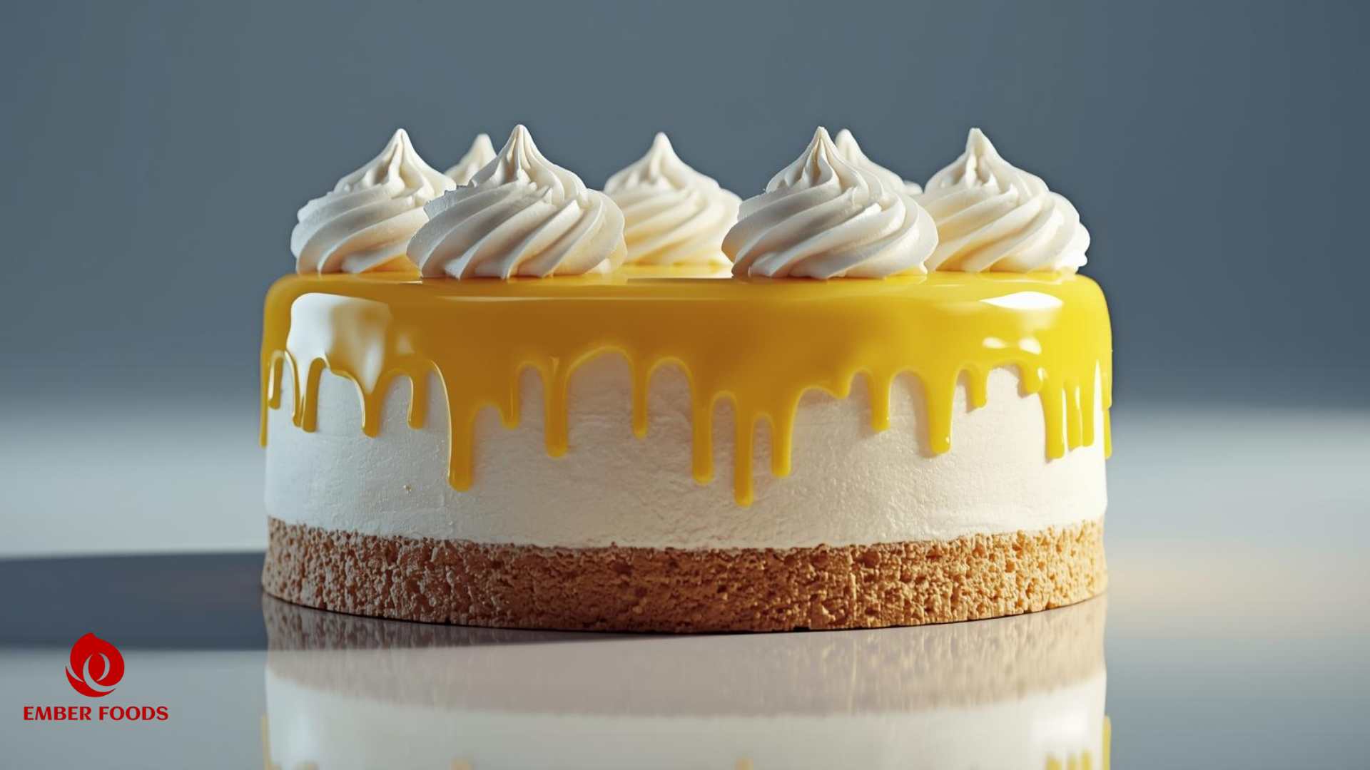 Bánh mousse chanh tuyết giá sỉ cho nhà phân phối B2B Wholesale price lemon snow mousse cake for B2B distributors