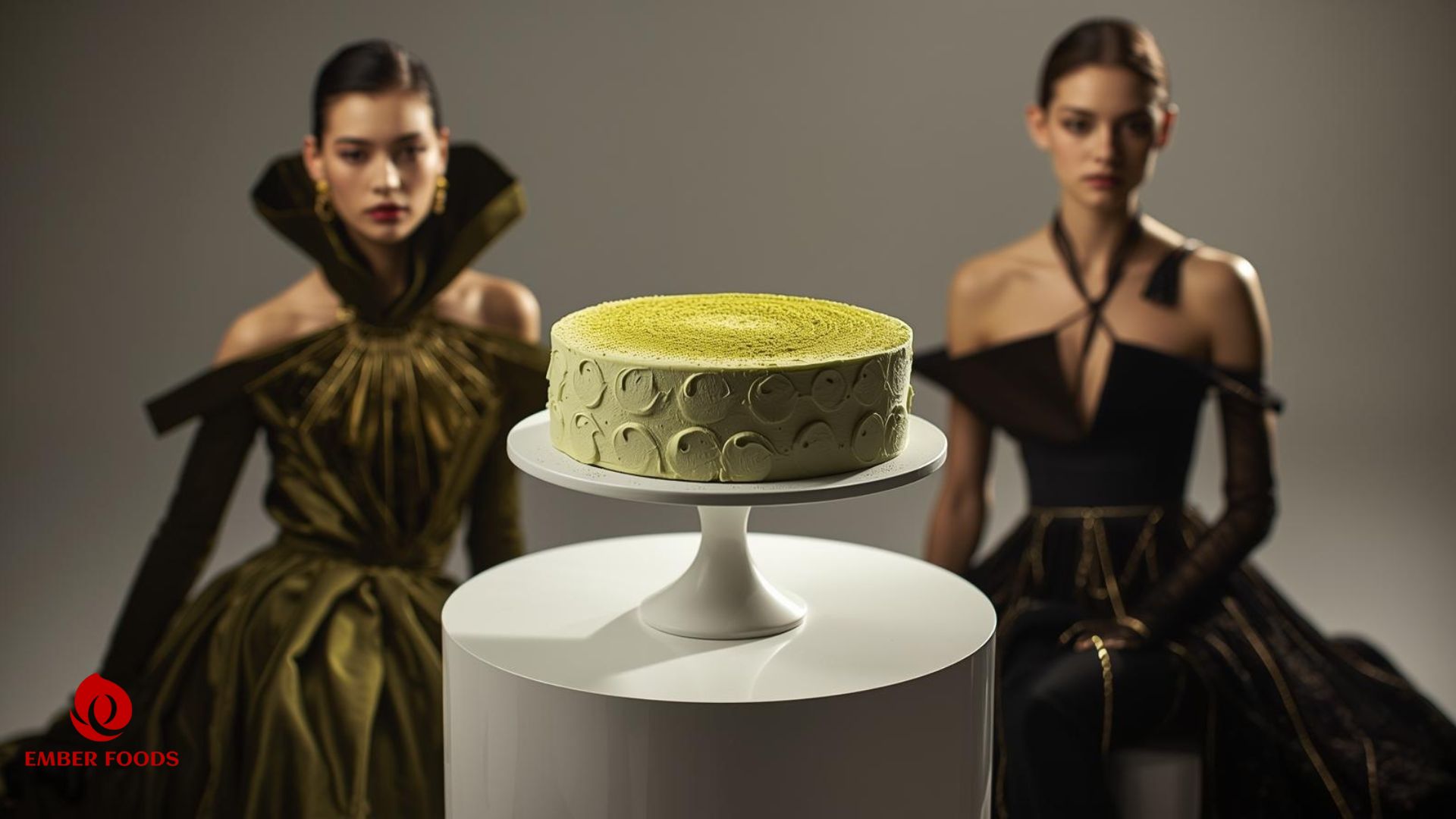 Bánh mousse trà xanh cao cấp Premium green tea mousse cake