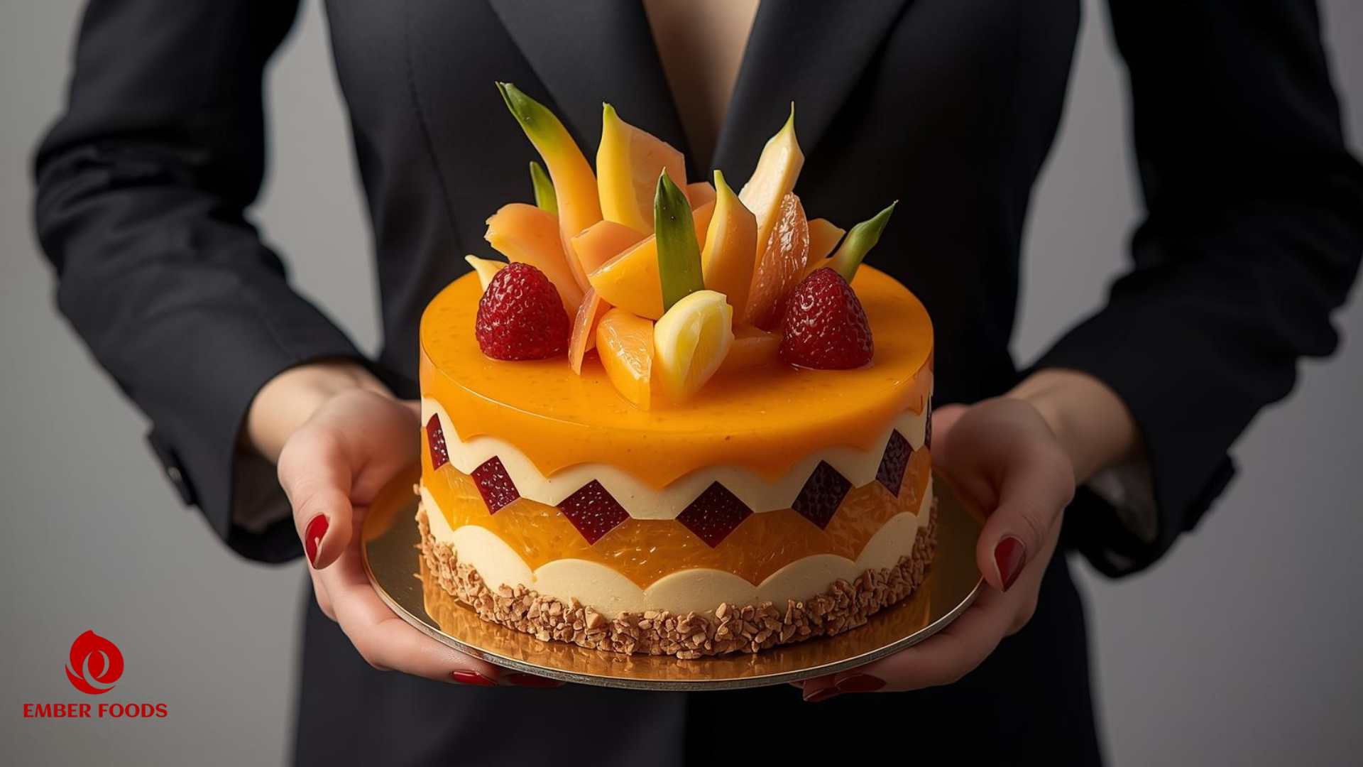 Ember Foods Phân phối Bánh mousse trái cây nhiệt đới giá sỉ cho chuỗi coffee Ember Foods Distributes Tropical Fruit Mousse Cake at Wholesale Prices to Coffee Chains