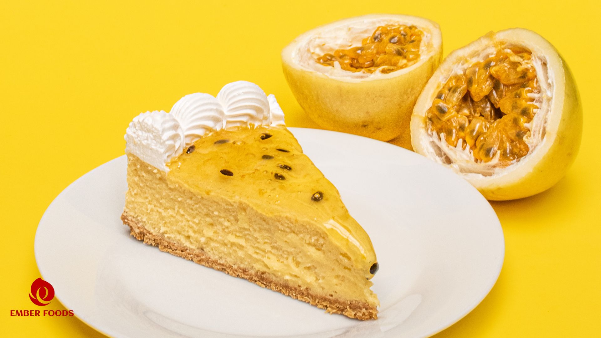 Ember Foods phân phối Bánh cheesecake chanh dây giá sỉ Ember Foods distributes Passion Fruit Cheesecake at wholesale prices
