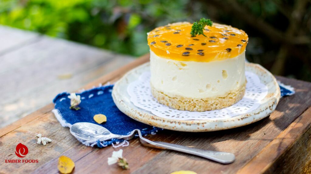 Ember Foods phân phối Bánh cheesecake chanh dây giá sỉ cho Đại lý lớn Ember Foods distributes Passion Fruit Cheesecake at wholesale prices to large agents