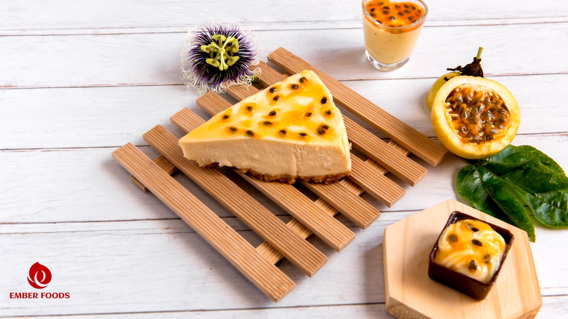 Ember Foods phân phối Bánh cheesecake chanh dây giá sỉ cho chuỗi coffee Ember Foods distributes Passion Fruit Cheesecake at wholesale prices to coffee chains