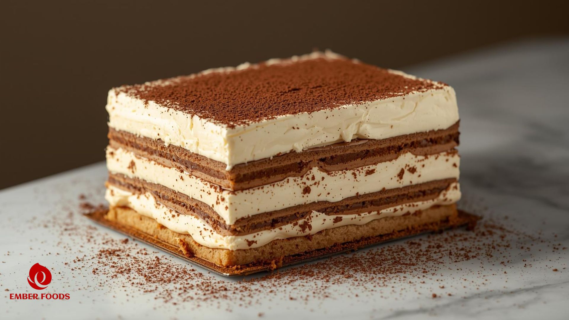 Ember Foods phân phối bánh tiramisu phô mai giá sỉ cho chuỗi siêu thị Ember Foods distributes cheese tiramisu cakes at wholesale prices to supermarket chains