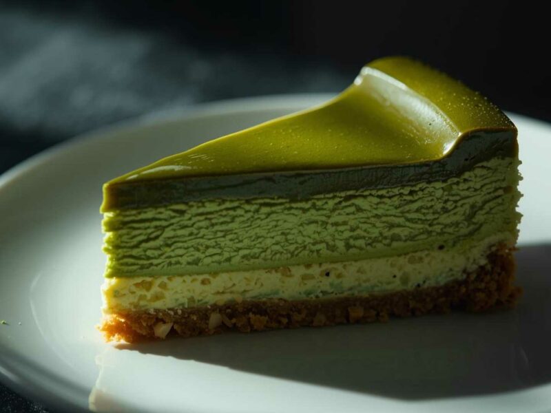cheesecake trà xanh giá sỉ cho chuỗi coffee lớn Green tea cheesecake wholesale price for large coffee chains