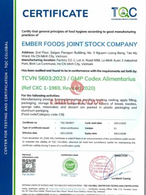 EMBER FOODS GMP English EMBER FOODS GMP English